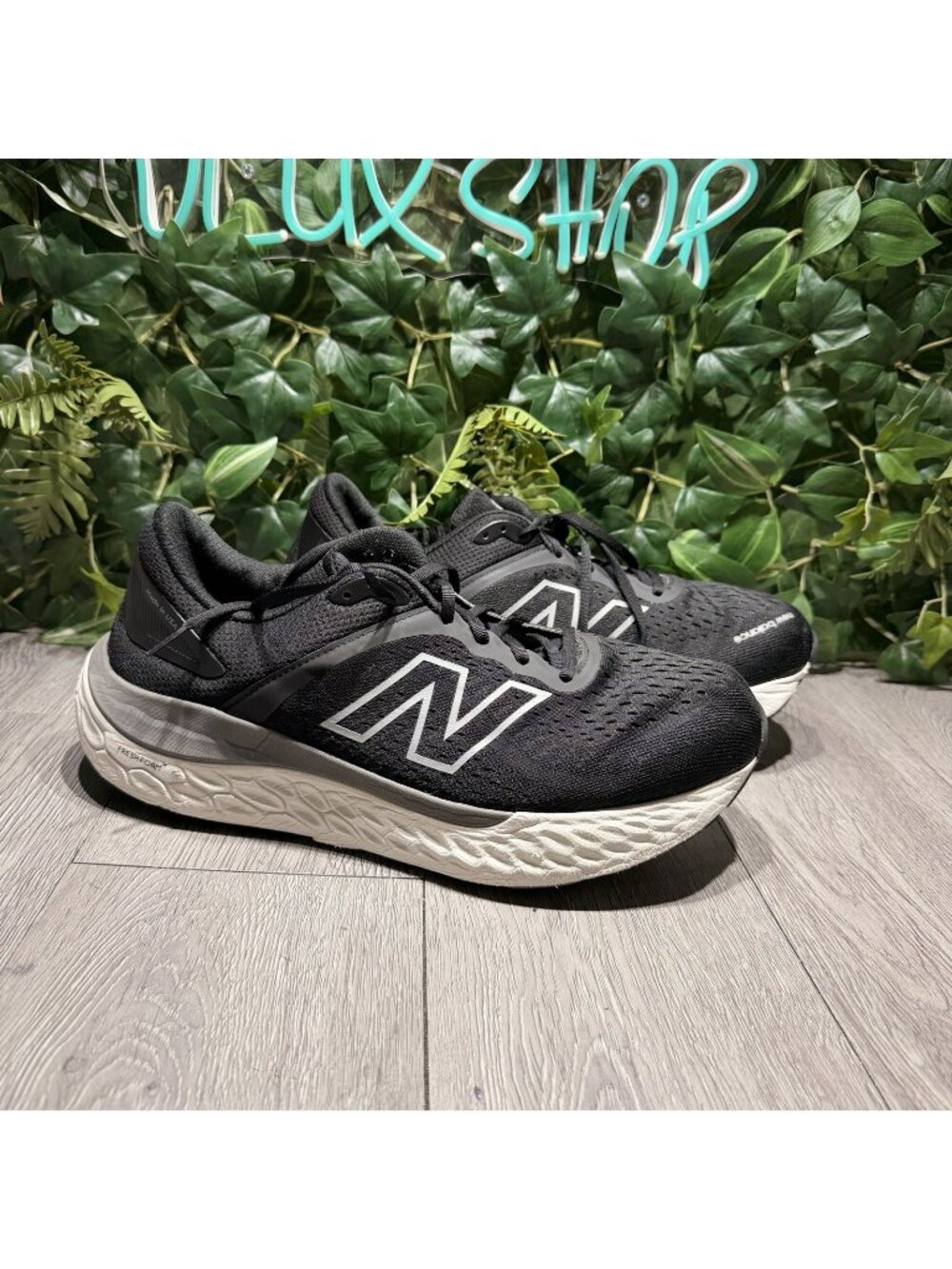 New Balance Mens Fresh Foam X 1540v4 Running Shoes Black Harbor Grey Sz 11.5 USA